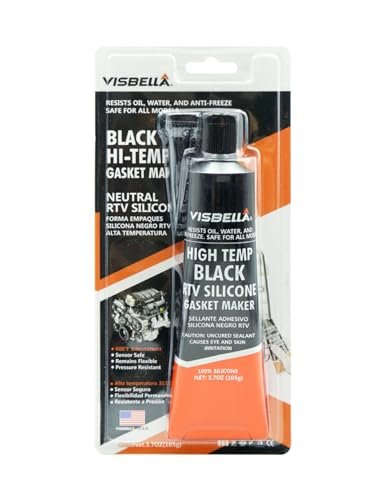 Visbella High Temperature RTV Silicone Gasket Maker, Sealed...