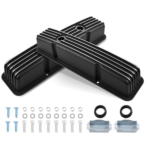 Aluminum Tall Valve Covers for Chevy SBC 1958-1986 283...