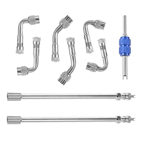 HZ-MONSTAR 9Pcs Valve Stem Extenders Dually Valve Stem...
