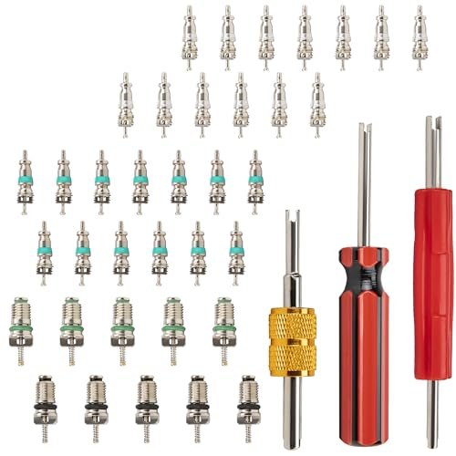 39 PCS Air Conditioning Valve Core Accessories Kit, R12...