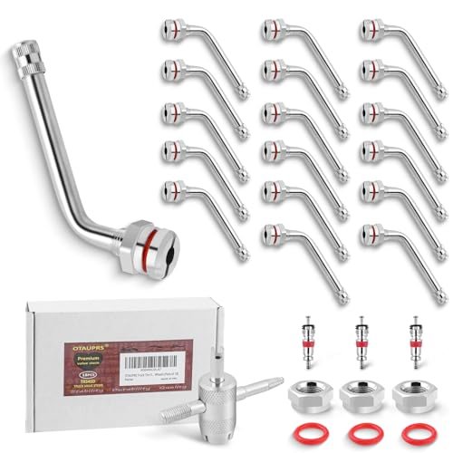 OTAUPRS TR545D 60-Degree Truck Tire Valve Stems - 18 PCS,...