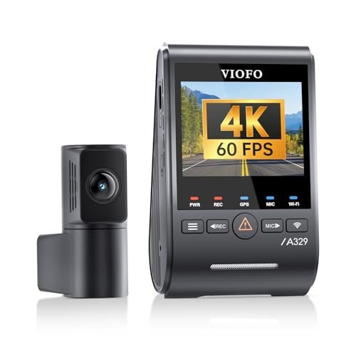 VIOFO A329S 4K 60FPS Dash Cam Front and Rear, 4K+2K...