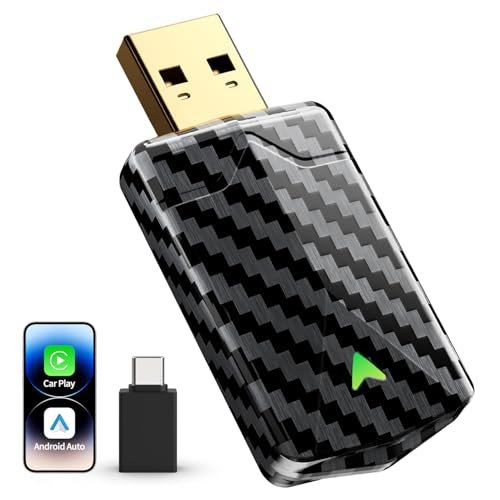 Mini Wireless CarPlay Adapter for iPhone & Android Auto...