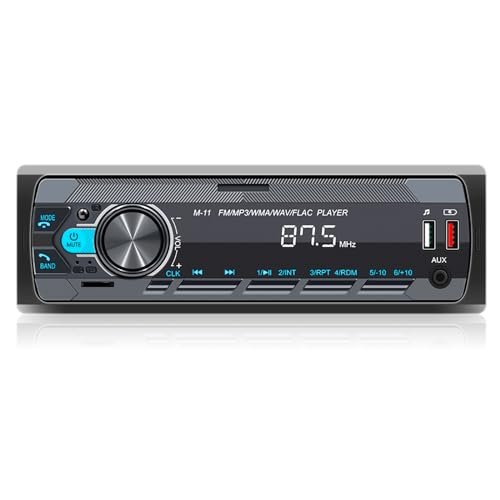 SIXWIN Single Din Car Stereo with Bluetooth 5.0 Hands...