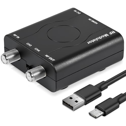 HDMI to RF Modulator, VHF RF Modulator HDMI Coaxial...
