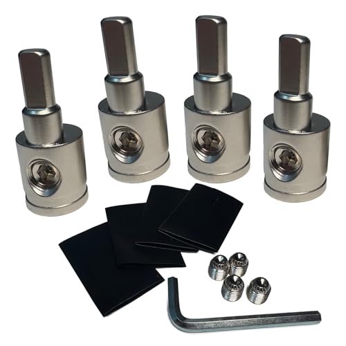 4PCS Heavy-Duty Brass Amp Input Reducers 1/0 Gauge to 4...