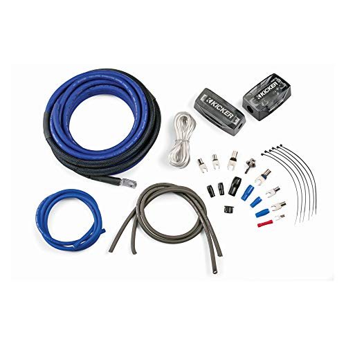 Kicker 46PKD4 PKD4 4AWG Dual Amplifier Power Kit - Power,...