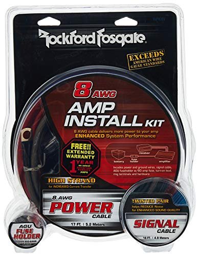 Rockford Fosgate 8 AWG Amplifier Install Kit with...