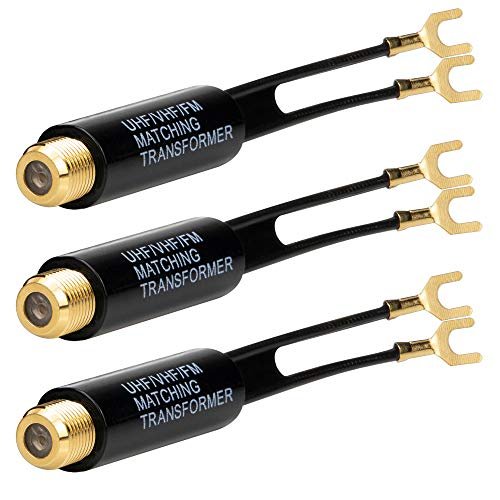 Ancable Matching Transformer, 3-Pack Gold Plated - 75 Ohm...