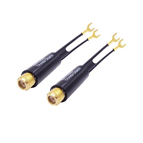 Fancasee 2-Pack Gold Plated 75 Ohm to 300 Ohm UHF/VHF/FM...