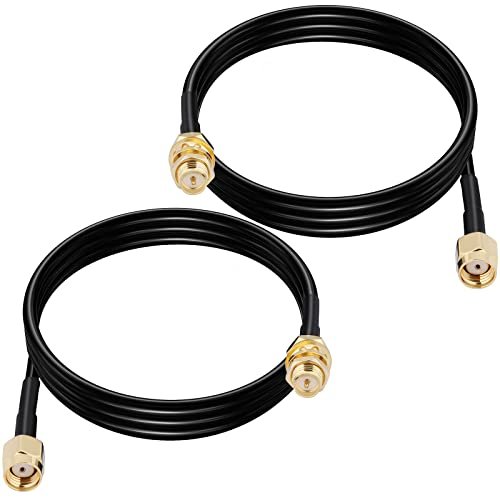 CAPChang RG174 Coaxial Cable RP SMA Antenna Extension Cable...