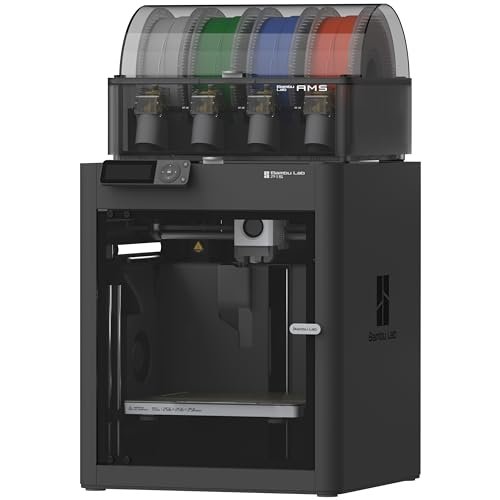 Bambu Lab P1S Combo, P1S 3D Printer and AMS, Multi-Color...