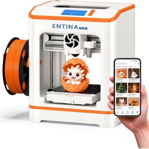 Entina Tina2C 3D Printer for Beginners & Kids, Fully...