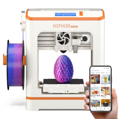 Hephi3d TINA2C 3D Printer Beginner Friendly, Easy-Ready to...